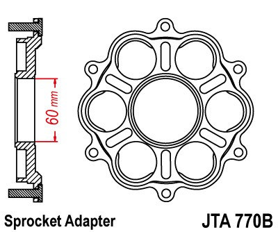 Piese moto - Cutie transport pinion JT JTA 770B