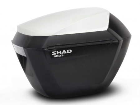 Cases with color covers SHAD - Cutii laterale cu capace colorate SHAD SH23 Alb