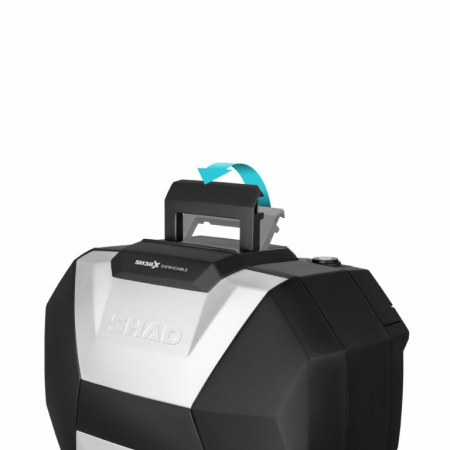 Top case si cutii laterale - Cutii laterale SHAD SH38X D0B38200 Expandabil: 46-52-58 Litri