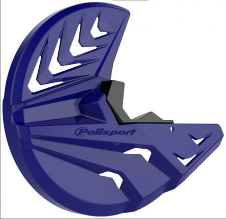 Piese moto - Disc & bottom fork protector POLISPORT PERFORMANCE blue Yam98/black