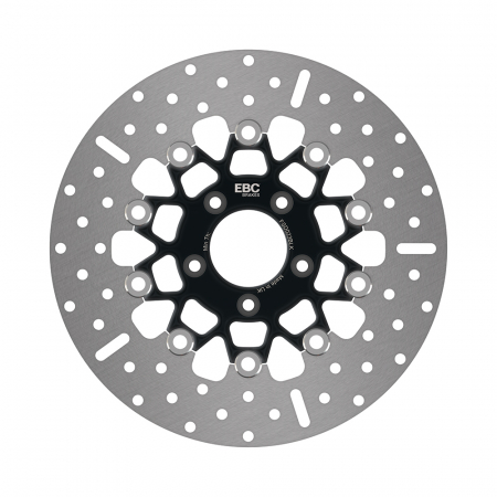 Piese moto - Disc de frana EBC FSD023BLK Black chrome