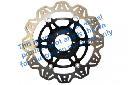 Piese moto - Disc de frana EBC VR2001BLK Negru