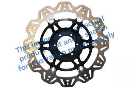 Piese moto - Disc de frana EBC VR2105BLK Negru