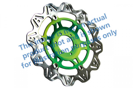 Piese moto - Disc de frana EBC VR4008GRN Verde