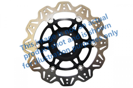 Piese moto - Disc de frana EBC VR4132BLK Negru