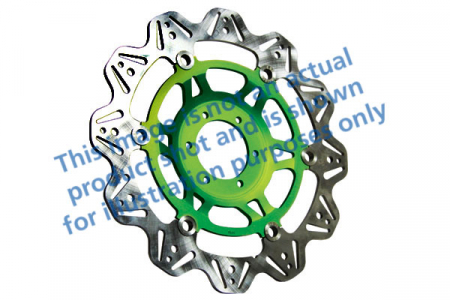 Piese moto - Disc de frana EBC VR4161GRN Verde