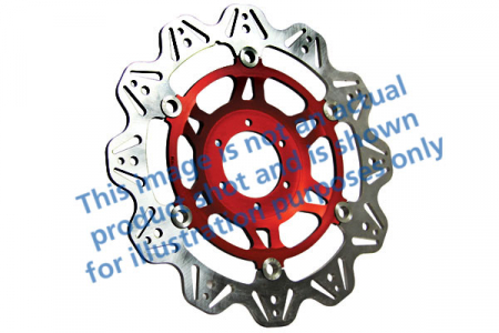 Piese moto - Disc de frana EBC VR624RED Rosu
