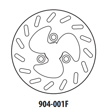 Piese moto - Disc de frana GOLDFREN 904-001F fata 180 mm