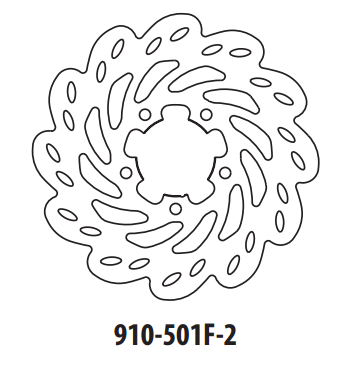 Piese moto - Disc de frana GOLDFREN 910-501F-2 fata 220 mm