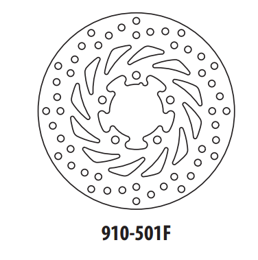 Piese moto - Disc de frana GOLDFREN 910-501F fata 220 mm
