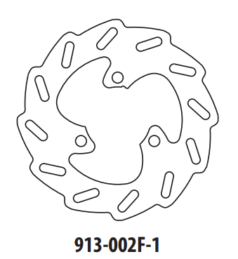Piese moto - Disc de frana GOLDFREN 913-002F-1 fata 190 mm