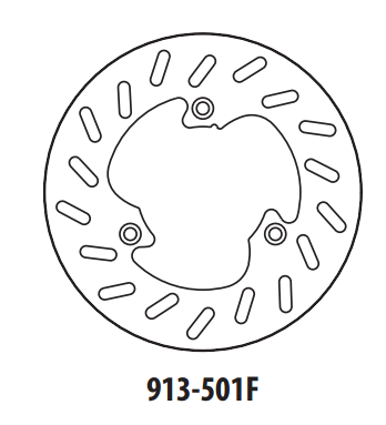 Piese moto - Disc de frana GOLDFREN 913-501F fata 218 mm