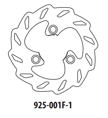 Piese moto - Disc de frana GOLDFREN 925-001F-1 fata 180 mm