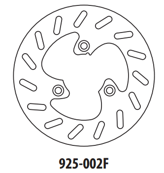 Piese moto - Disc de frana GOLDFREN 925-002F fata 190 mm