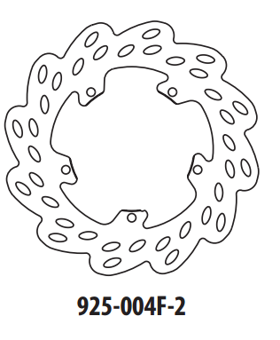 Piese moto - Disc de frana GOLDFREN 925-004F-2 fata 200 mm