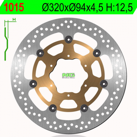 Piese moto - Disc de frana NG 1015
