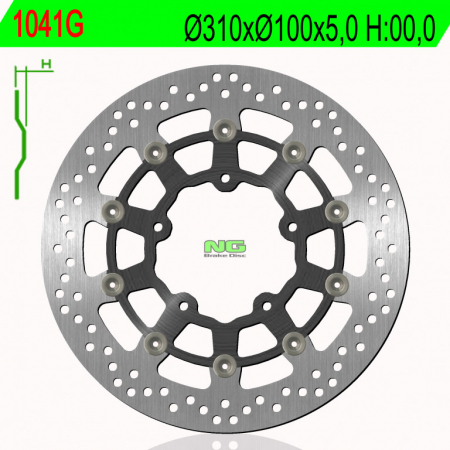 Piese moto - Disc de frana NG 1041G