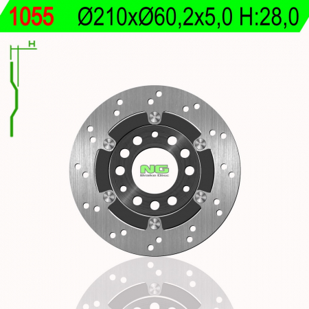 Piese moto - Disc de frana NG 1055