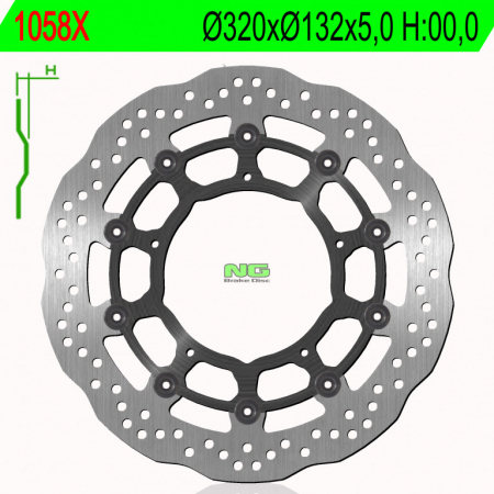 Piese moto - Disc de frana NG 1058X