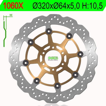 Piese moto - Disc de frana NG 1060X