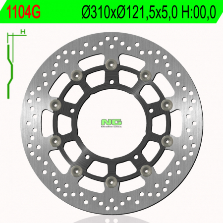 Piese moto - Disc de frana NG 1104G