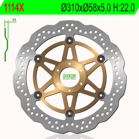 Piese moto - Disc de frana NG 1114X
