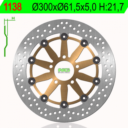 Piese moto - Disc de frana NG 1138