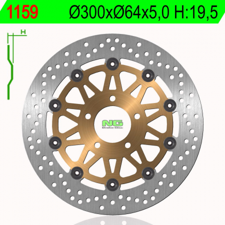 Piese moto - Disc de frana NG 1159