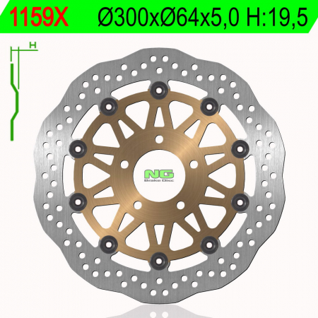 Piese moto - Disc de frana NG 1159X