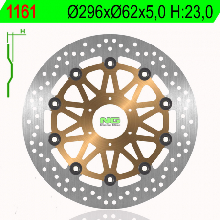 Piese moto - Disc de frana NG 1161