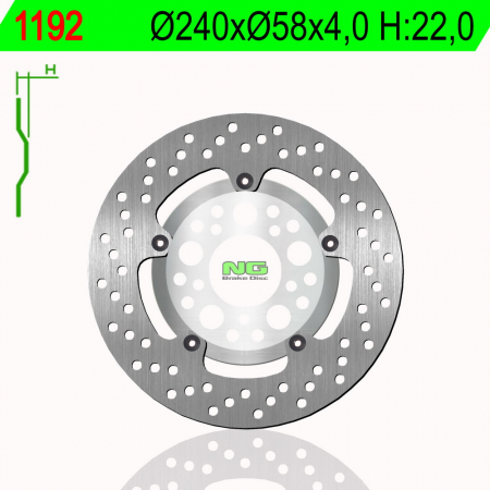 Piese moto - Disc de frana NG 1192