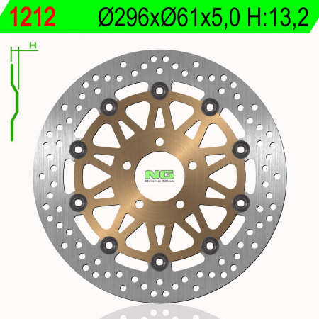 Piese moto - Disc de frana NG 1212
