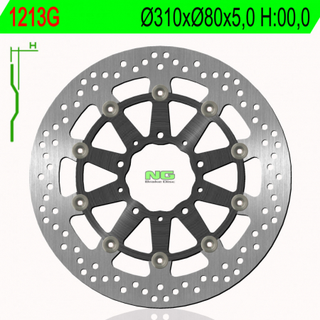 Piese moto - Disc de frana NG 1213G