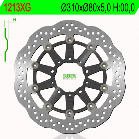 Piese moto - Disc de frana NG 1213XG