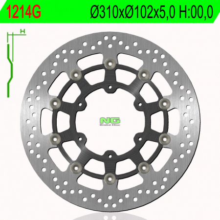 Piese moto - Disc de frana NG 1214G