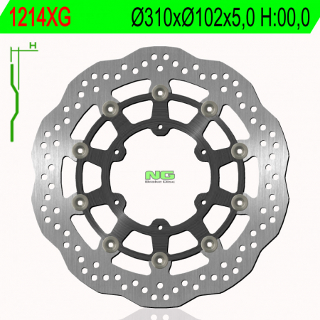 Piese moto - Disc de frana NG 1214XG