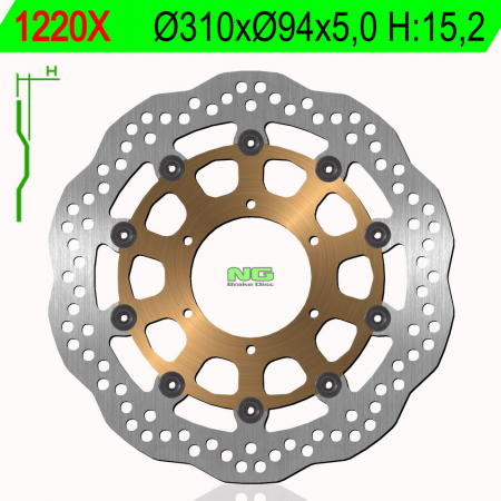 Piese moto - Disc de frana NG 1220X