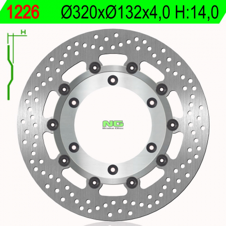 Piese moto - Disc de frana NG 1226