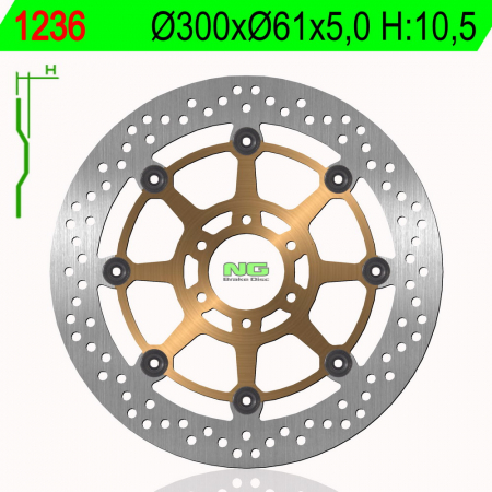Piese moto - Disc de frana NG 1236