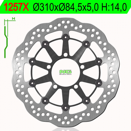 Piese moto - Disc de frana NG 1257X