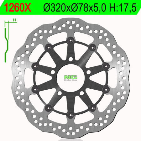 Piese moto - Disc de frana NG 1260X