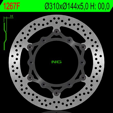Piese moto - Disc de frana NG 1267F