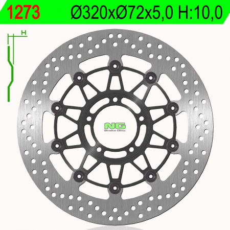 Piese moto - Disc de frana NG 1273
