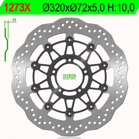 Piese moto - Disc de frana NG 1273X