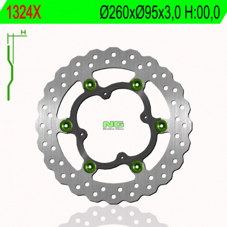 Piese moto - Disc de frana NG 1324X