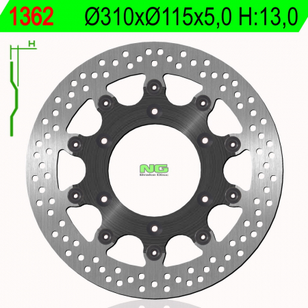Piese moto - Disc de frana NG 1362