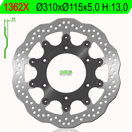 Piese moto - Disc de frana NG 1362X