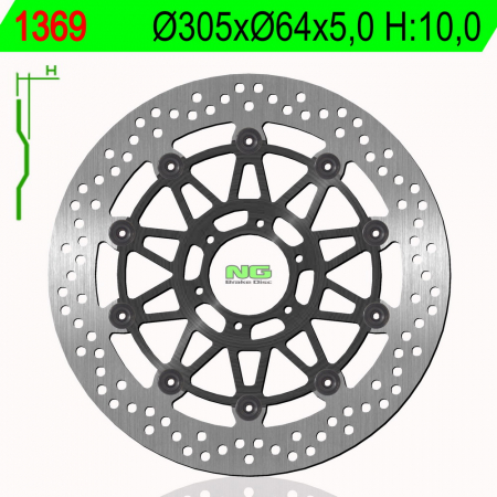 Piese moto - Disc de frana NG 1369