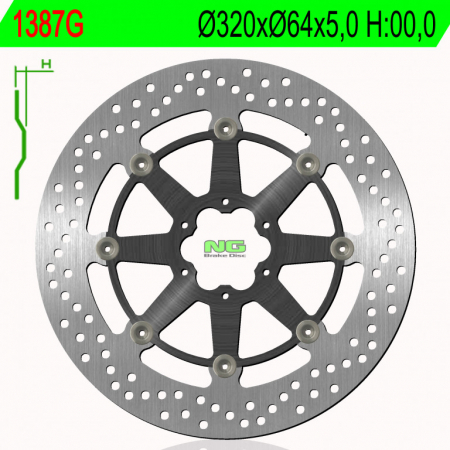 Piese moto - Disc de frana NG 1387G