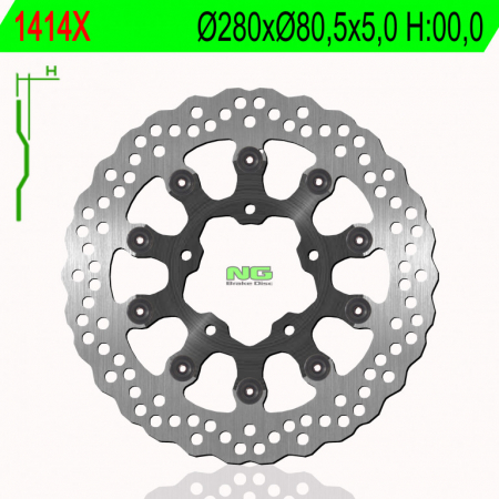 Piese moto - Disc de frana NG 1414X